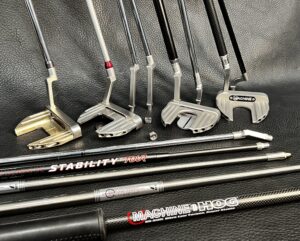 THE LINE UP OF SHAFT AND HOSEL OPTIONS